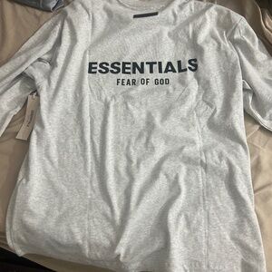 Heather gray essentials long sleeve